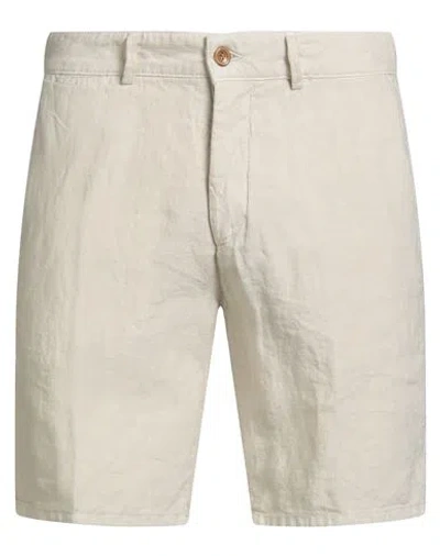 Harmont & Blaine Man Shorts & Bermuda Shorts Beige Size 32 Linen In Sand