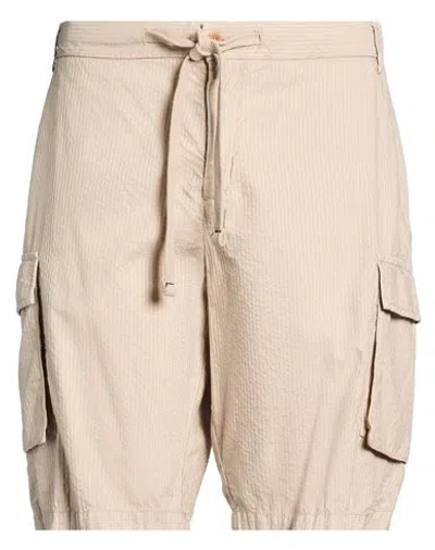 Harmont & Blaine Man Shorts & Bermuda Shorts Beige Size 40 Cotton, Lyocell In Brown