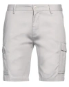 Harmont & Blaine Man Shorts & Bermuda Shorts Light Grey Size 34 Cotton, Elastane