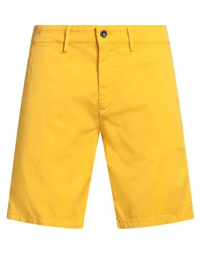 Harmont & Blaine Man Shorts & Bermuda Shorts Mandarin Size 32 Cotton, Elastane In Orange