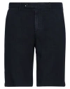 Harmont & Blaine Man Shorts & Bermuda Shorts Midnight Blue Size 32 Linen