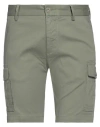 Harmont & Blaine Man Shorts & Bermuda Shorts Military Green Size 30 Cotton, Elastane In Green