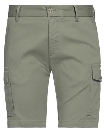 Harmont & Blaine Man Shorts & Bermuda Shorts Military Green Size 28 Cotton, Elastane