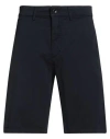 Harmont & Blaine Man Shorts & Bermuda Shorts Navy Size 42 Cotton, Elastane In Blue