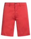 Harmont & Blaine Man Shorts & Bermuda Shorts Red Size 32 Cotton, Elastane