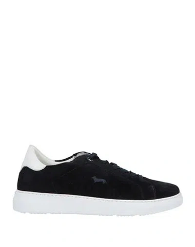Harmont & Blaine Man Sneakers Midnight Blue Size 11 Leather