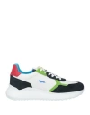 Harmont & Blaine Man Sneakers White Size 11 Leather, Textile Fibers In White