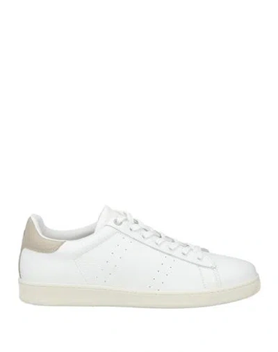 Harmont & Blaine Man Sneakers White Size 7 Leather, Synthetic Fibers