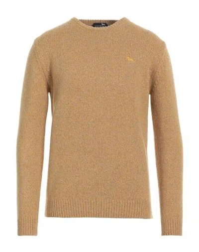 Harmont & Blaine Man Sweater Apricot Size Xl Cashmere In Orange