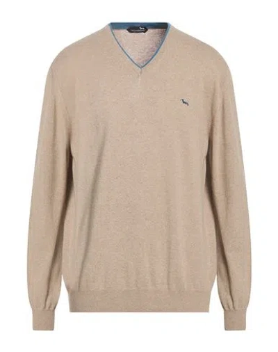 Harmont & Blaine Man Sweater Beige Size 3xl Wool, Viscose, Polyamide, Cashmere