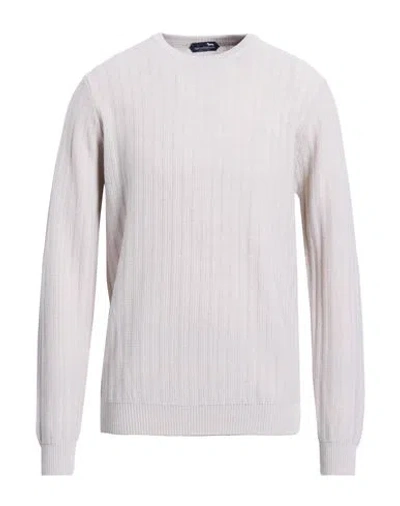 Harmont & Blaine Man Sweater Beige Size L Cotton, Nylon, Alpaca Wool In White