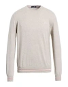 Harmont & Blaine Man Sweater Beige Size Xxl Cotton, Linen In Multi