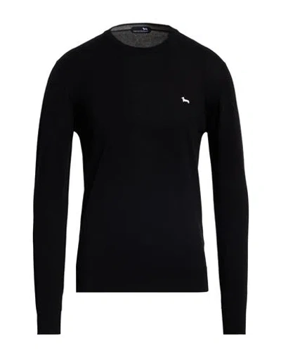 Harmont & Blaine Man Sweater Black Size M Cotton, Cashmere