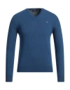 Harmont & Blaine Man Sweater Blue Size 3xl Polyamide, Wool, Viscose, Cashmere