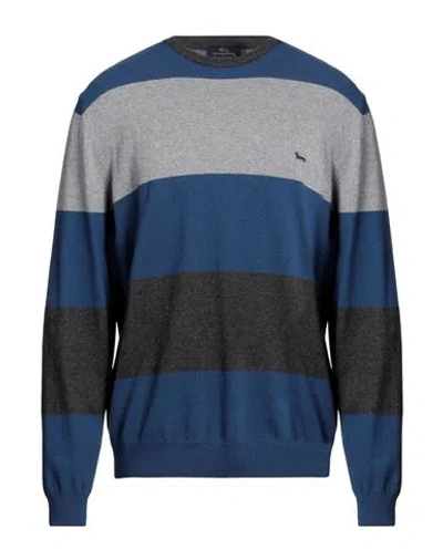 Harmont & Blaine Man Sweater Blue Size 3xl Polyamide, Wool, Viscose, Cashmere