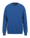 Harmont & Blaine Man Sweater Blue Size 3xl Polyamide, Wool, Viscose, Cashmere