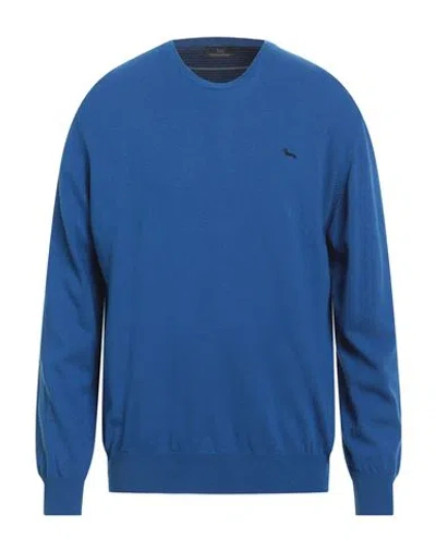 Harmont & Blaine Man Sweater Blue Size 3xl Polyamide, Wool, Viscose, Cashmere In Blue
