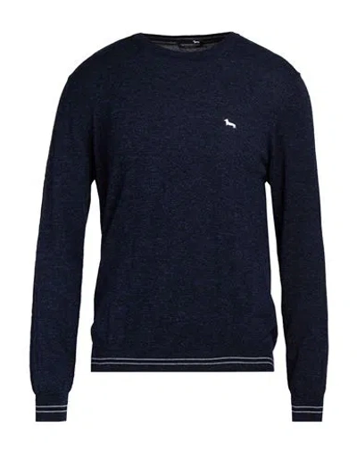 Harmont & Blaine Man Sweater Blue Size 4xl Cotton, Linen