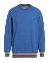 Harmont & Blaine Man Sweater Blue Size 4xl Cotton, Wool