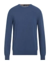 Harmont & Blaine Man Sweater Blue Size M Wool, Cashmere