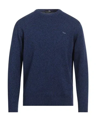 Harmont & Blaine Man Sweater Blue Size Xl Wool, Viscose, Polyamide, Cashmere
