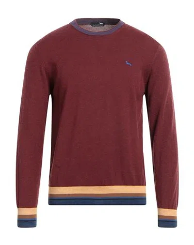 Harmont & Blaine Man Sweater Brick Red Size 3xl Cotton, Wool