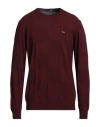Harmont & Blaine Man Sweater Brick Red Size 3xl Viscose, Polyamide, Cotton, Wool