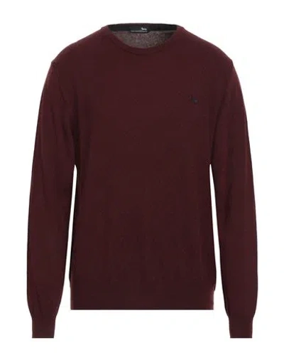 Harmont & Blaine Man Sweater Burgundy Size 3xl Viscose, Polyamide, Cotton, Wool