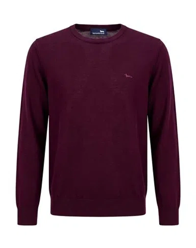 Harmont & Blaine Man Sweater Burgundy Size M Wool
