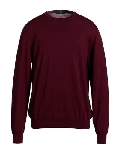 Harmont & Blaine Man Sweater Burgundy Size Xxl Wool