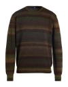 Harmont & Blaine Man Sweater Chocolate Brown Size L Wool, Acrylic, Alpaca Wool
