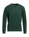 Harmont & Blaine Man Sweater Dark Green Size Xl Wool In Green