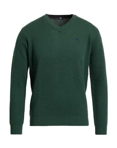 Harmont & Blaine Man Sweater Dark Green Size Xl Wool