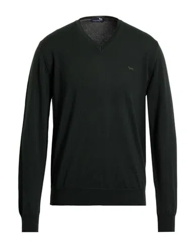 Harmont & Blaine Man Sweater Dark Green Size Xxl Wool