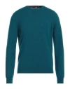 Harmont & Blaine Man Sweater Deep Teal Size L Cashmere In Green