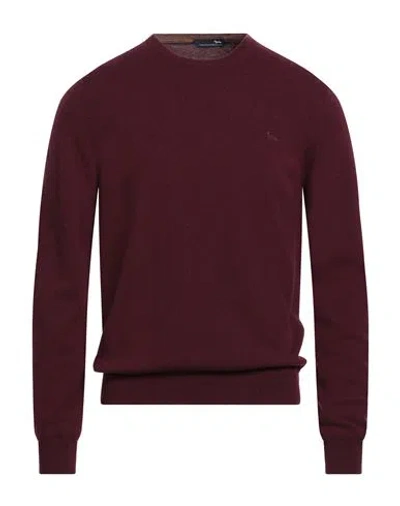 Harmont & Blaine Man Sweater Garnet Size L Cashmere In Red
