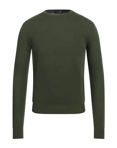 Harmont & Blaine Man Sweater Green Size 3xl Cotton