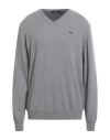 HARMONT & BLAINE HARMONT & BLAINE MAN SWEATER GREY SIZE 3XL POLYAMIDE, WOOL, VISCOSE, CASHMERE