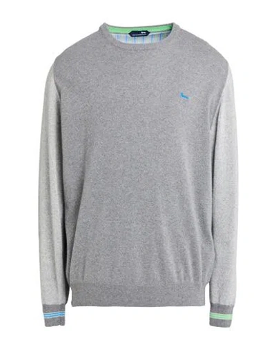 Harmont & Blaine Man Sweater Grey Size 3xl Wool, Viscose, Polyamide, Cashmere In Gray