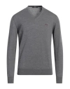 Harmont & Blaine Man Sweater Grey Size L Wool In Grey