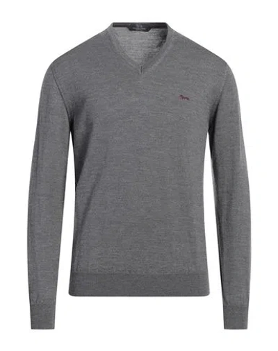 Harmont & Blaine Man Sweater Grey Size L Wool