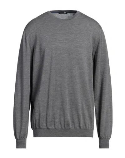 Harmont & Blaine Man Sweater Grey Size S Wool In Gray