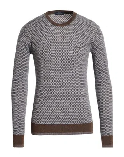 Harmont & Blaine Man Sweater Grey Size S Wool, Acrylic, Polyamide In Gray