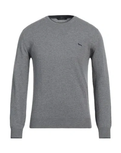 HARMONT & BLAINE HARMONT & BLAINE MAN SWEATER GREY SIZE S WOOL, VISCOSE, POLYAMIDE, CASHMERE 