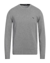 HARMONT & BLAINE HARMONT & BLAINE MAN SWEATER GREY SIZE 3XL WOOL, VISCOSE, POLYAMIDE, CASHMERE