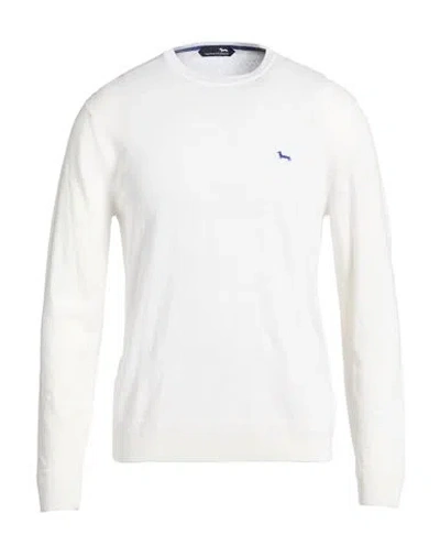 Harmont & Blaine Man Sweater Ivory Size M Cotton, Linen In White