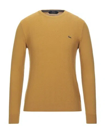 Harmont & Blaine Man Sweater Marigold Size Xl Merino Wool, Viscose, Polyamide, Cashmere In Orange