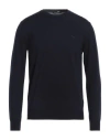 Harmont & Blaine Man Sweater Midnight Blue Size Xl Cashmere In Blue