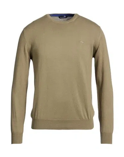 Harmont & Blaine Man Sweater Military Green Size S Cotton
