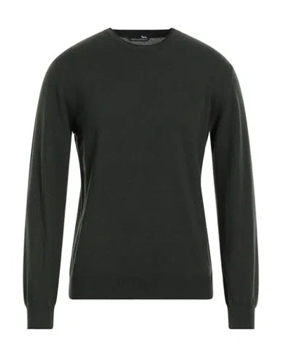 Harmont & Blaine Man Sweater Military Green Size S Wool, Viscose, Polyamide, Cashmere In Green